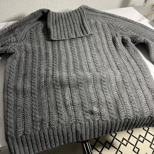 Vince wool grey turtleneck sweater